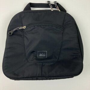 Rei Black Travel Shower Toiletries Hanging Bag 10x10x3.5 in.NWOT